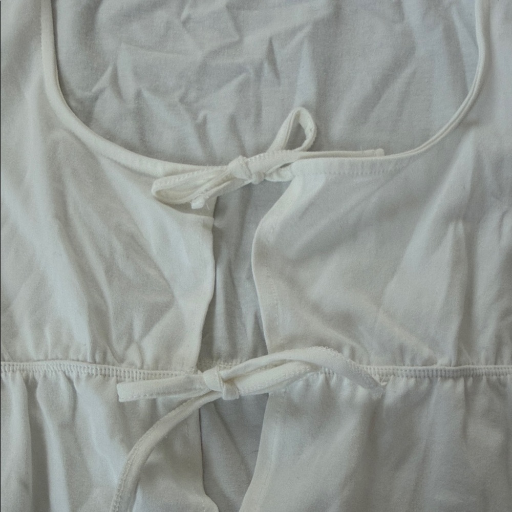Chic White Cap Sleeve Blouse by Faded Rose - Picture 3 of 5
